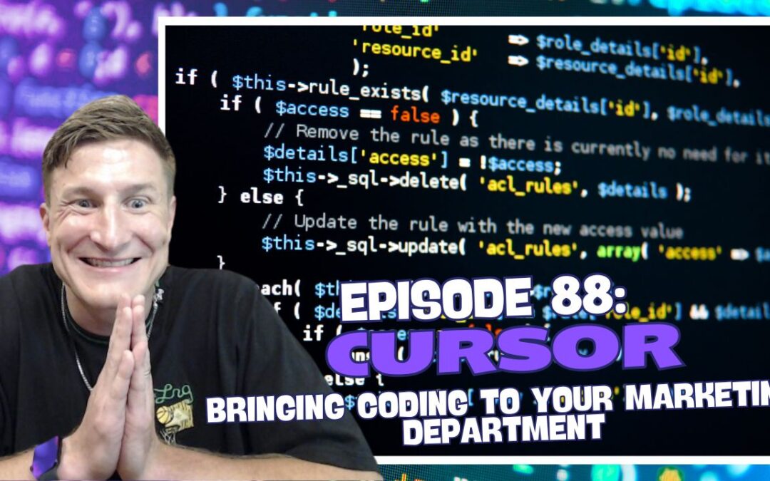 Episode 88: Cursor – Bringing Coding to Your Marketing Department